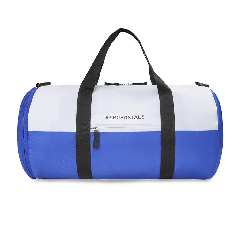 Aeropostale Duo Unisex Polyester 38L Gym Bag Duffel - White - Image 4
