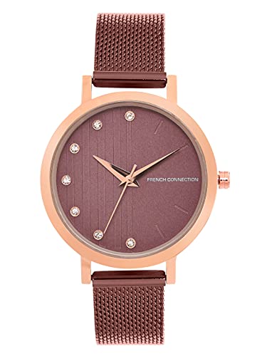 French Connection Analog Women's Watch (Dial Colored Strap)