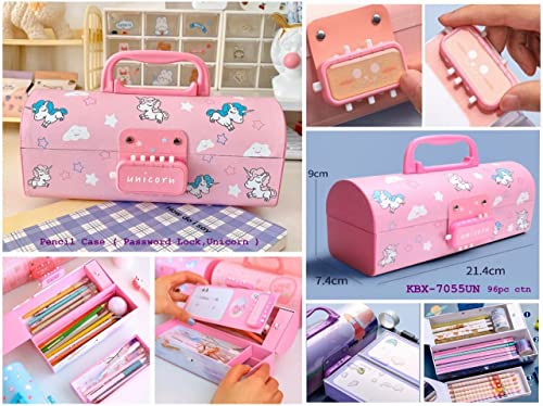 Plastic Pencil Box With Code