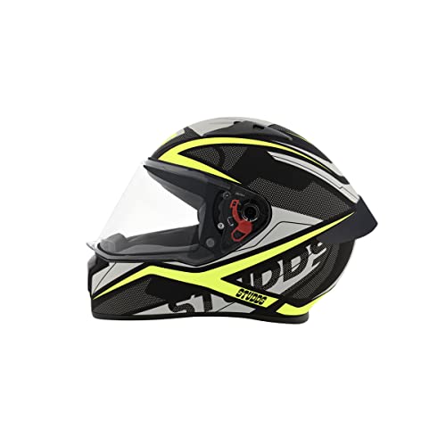 Studds Thunder Full Face Helmet D4 with Clear Visor (Matt Black N5, M) - Image 5