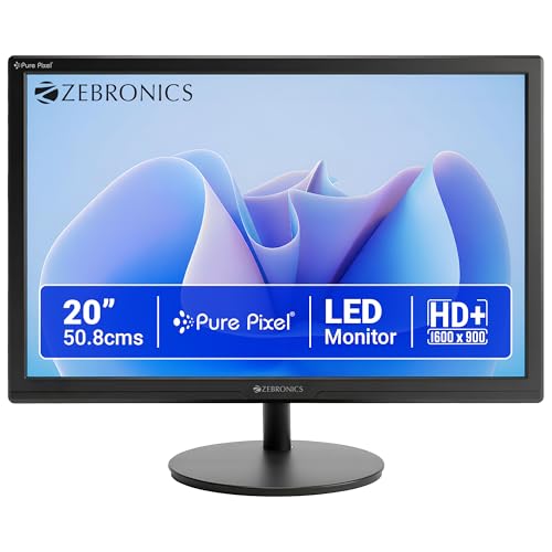 ZEBRONICS LED Monitor, 20 inch