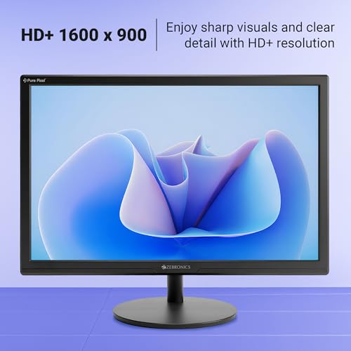ZEBRONICS LED Monitor, 20 inch