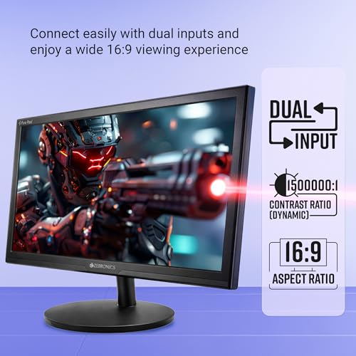 ZEBRONICS LED Monitor, 20 inch