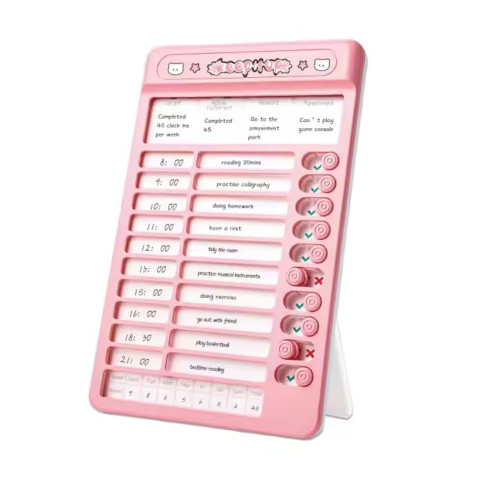 Crackles Portable Self-Discipline Chores Chart