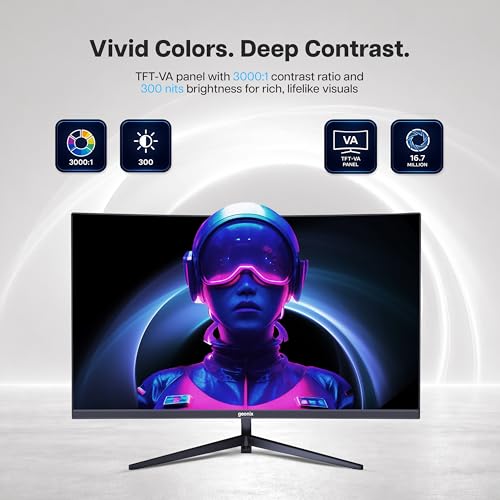 GEONIX Argon 32-Inch Curved Full