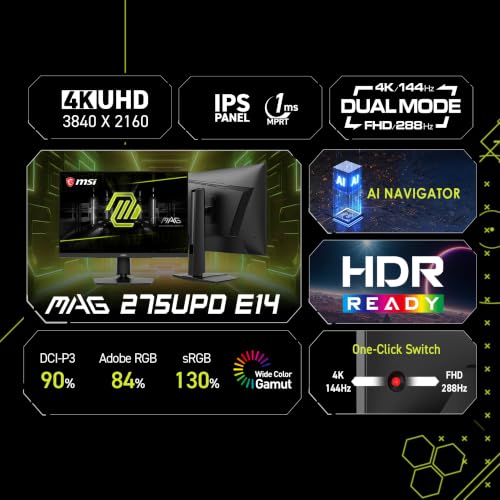MSI MAG 275UPD E14 27-Inch