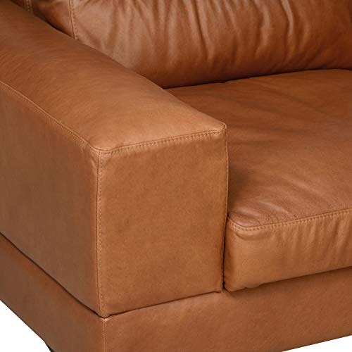 Willis Single Seater Sofa (Tan Brown) - Image 4