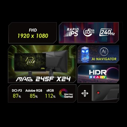 MSI MAG 245F X24 24-Inch