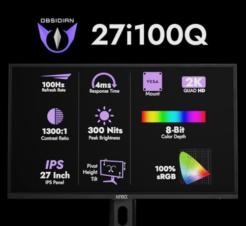 Kreo Obsidian 27I100Q 27″ QHD