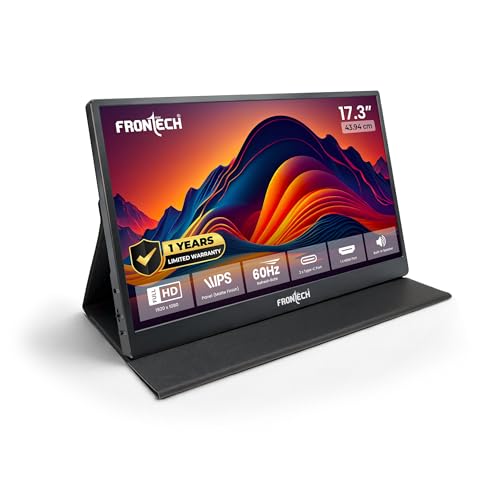 FRONTECH 17.3" Portable LED Monitor