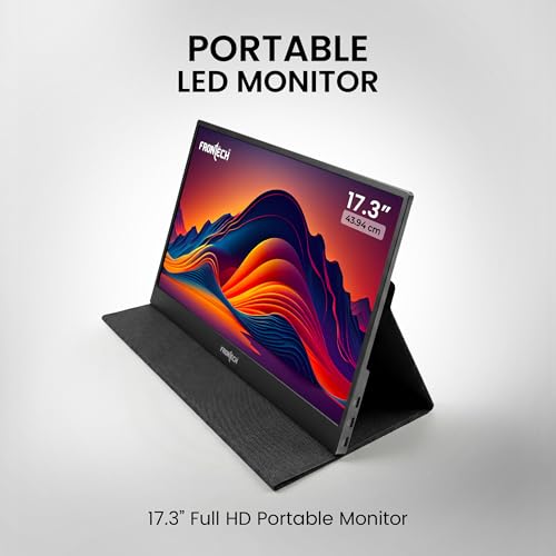FRONTECH 17.3" Portable LED Monitor