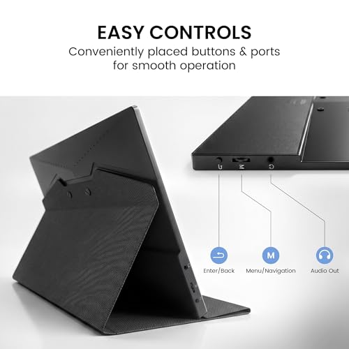 FRONTECH 17.3" Portable LED Monitor