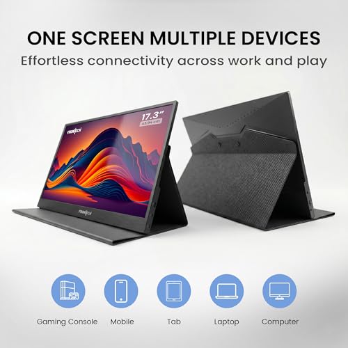 FRONTECH 17.3" Portable LED Monitor