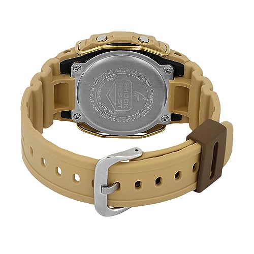 Casio Men Leather G-Shock Grey