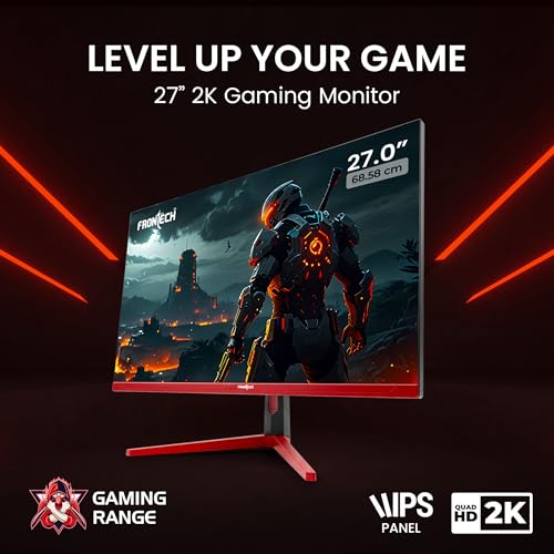 FRONTECH 27-Inch QHD 2K Gaming