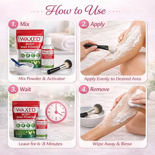 WAXED™ Body Wax Powder
