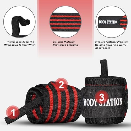 Pro Weightlifting Wrist Wraps
