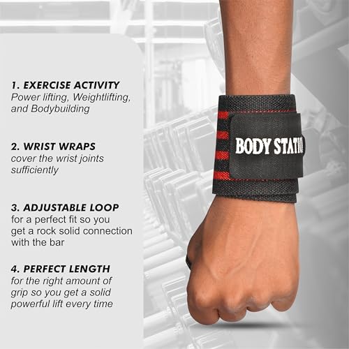 Pro Weightlifting Wrist Wraps