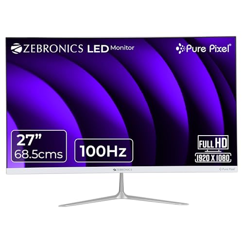 ZEBRONICS 27” Bezel-Less LED Monitor