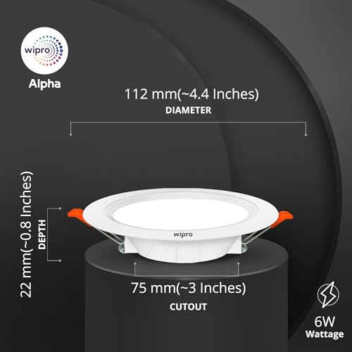 Wipro 6W Alpha Downlight