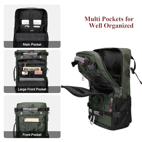 WITZMAN Travel Backpack for Men