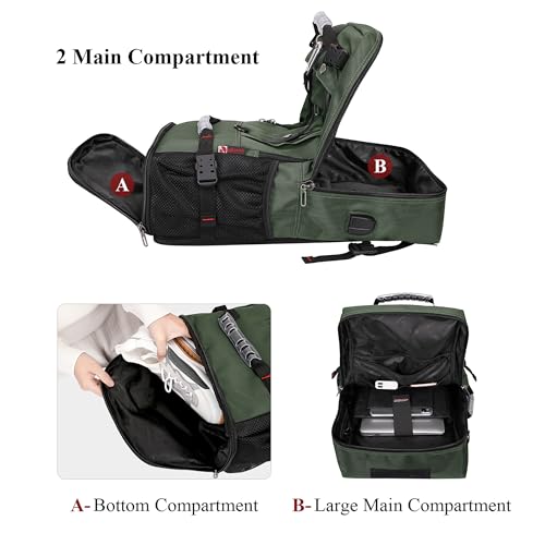 WITZMAN Travel Backpack for Men