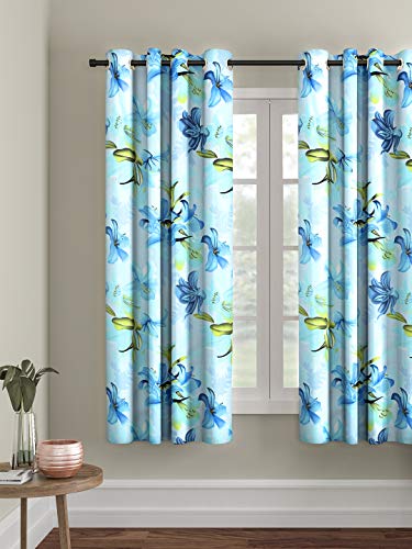 Cortina Floral Light-Filtering Polyester Curtains