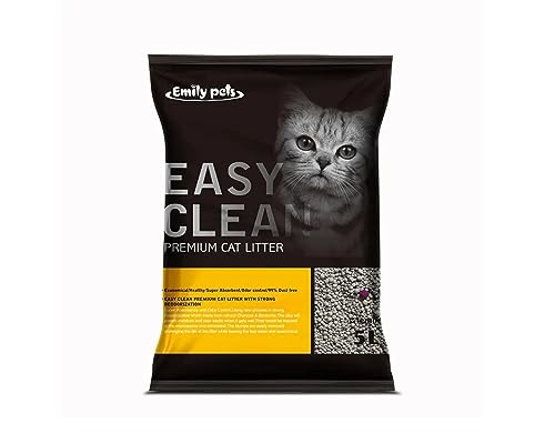 Emily Pets Sri Fresh Scented Premium Bentonite Cat Litter (Lemon), 20 kg