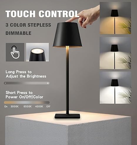 Modern LED Table Lamp Rechargeable