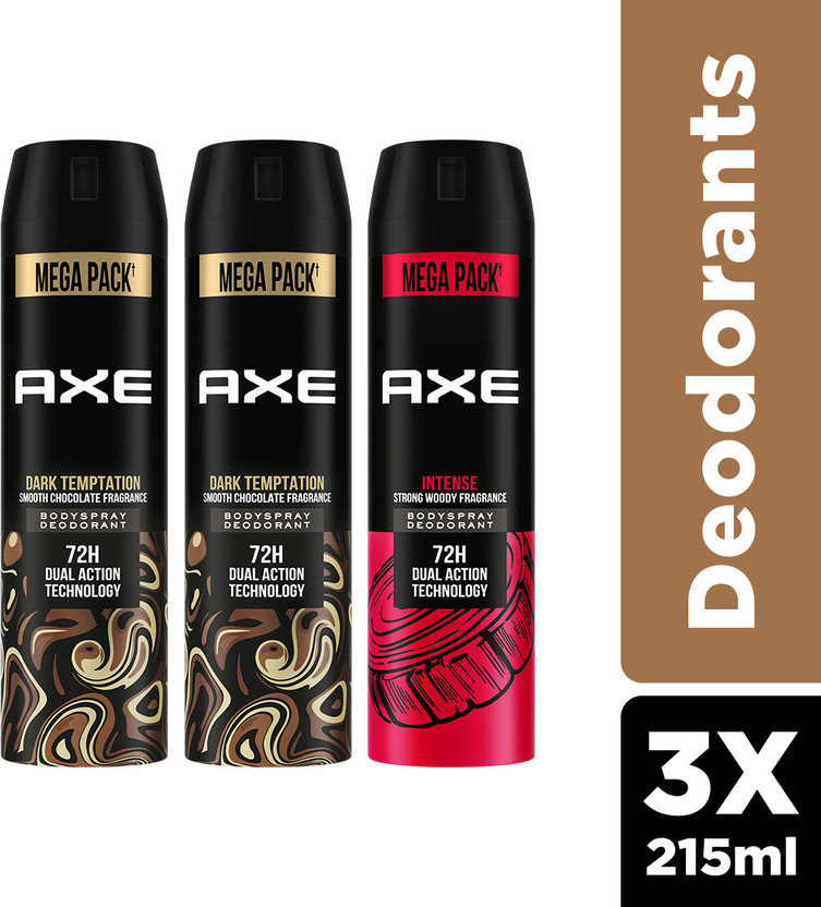 AXE Dark Temptation and Intense Deodorant Spray - For Men (645 ...more - Image 2