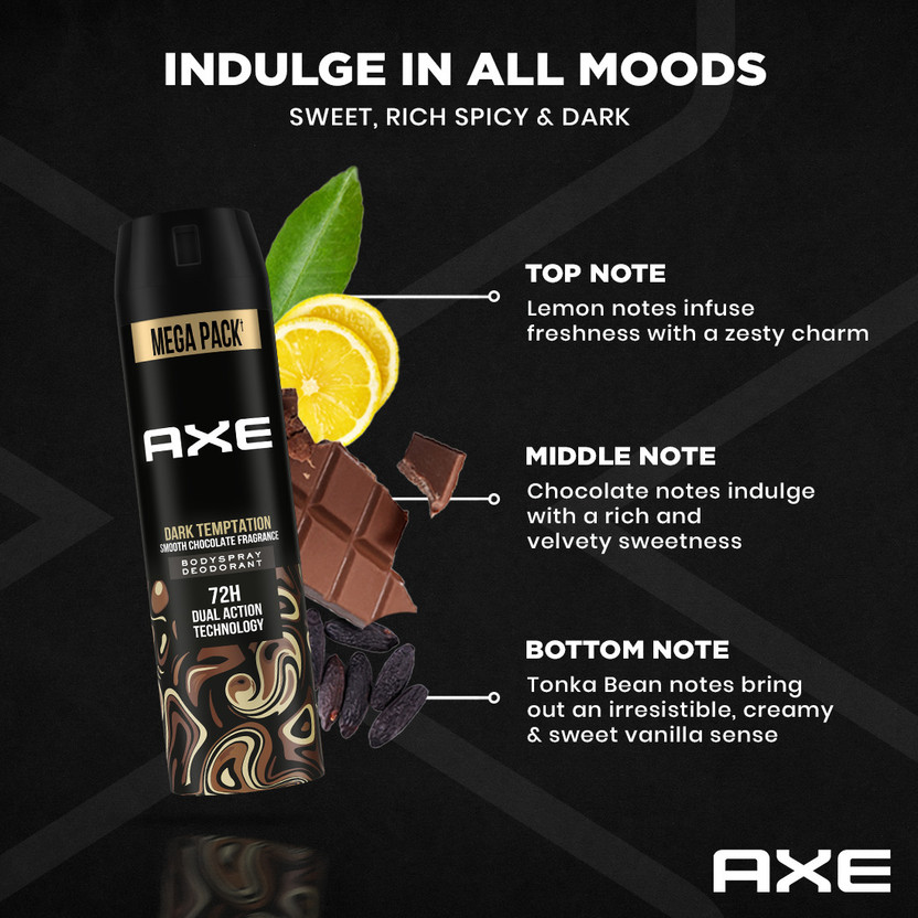 AXE Dark Temptation and Intense Deodorant Spray - For Men (645 ...more - Image 5