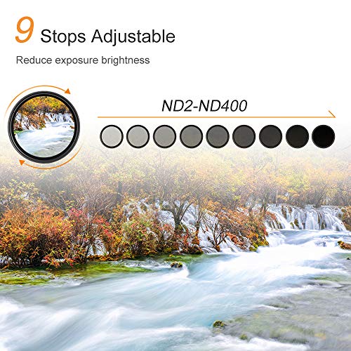 K&F Concept 77mm ND2-ND400 Filter