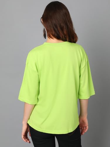 KOTTY Women's Solid Oversized Fit T-Shirt - Image 5