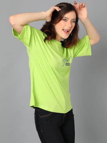 KOTTY Women's Solid Oversized Fit T-Shirt - Image 7