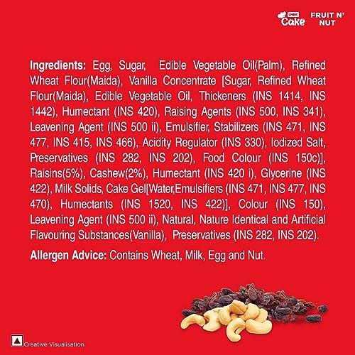 Unibic Foods India Pvt Fruit & Nut Cake 220 Gm - Image 7