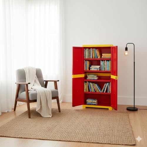 Cello Novelty Big Bookshelf, Red