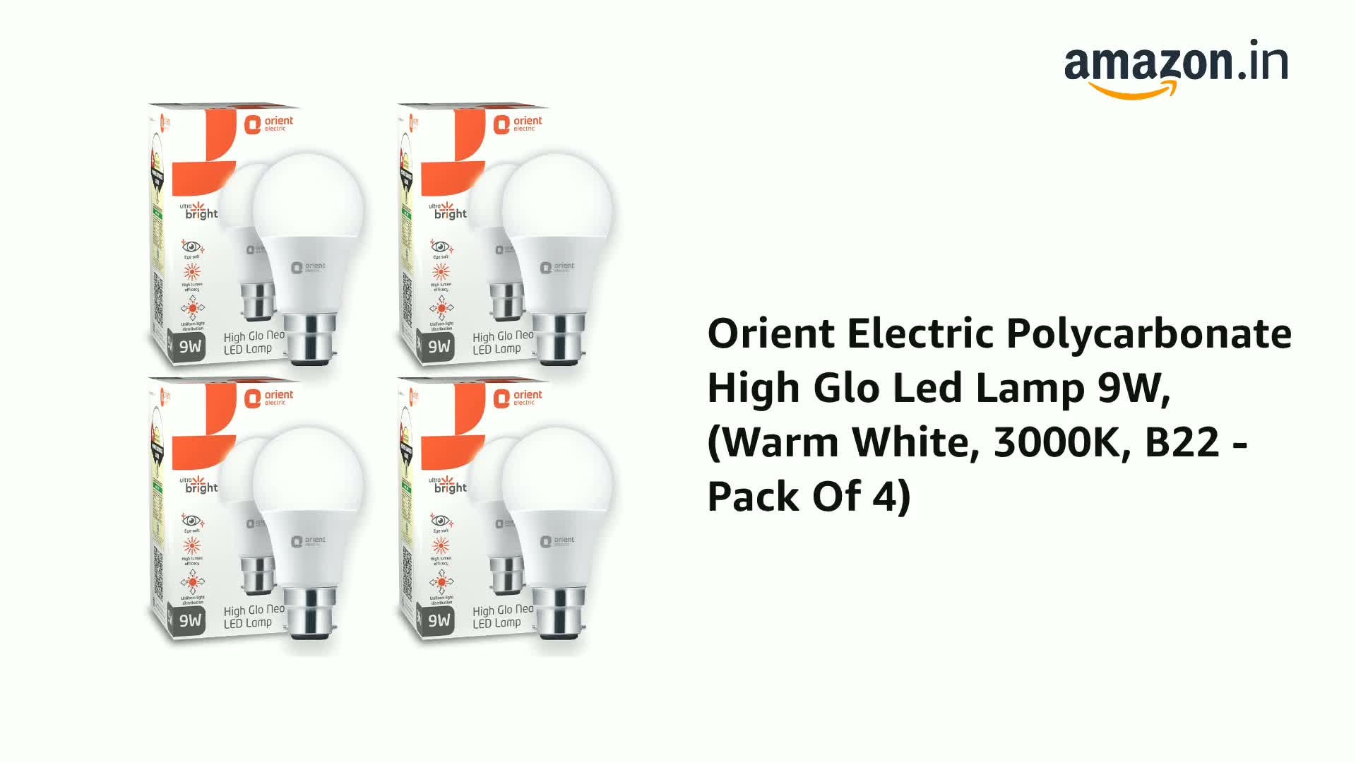 Orient Electric Polycarbonate High Glo