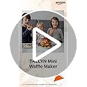 TAZLYN Mini Waffle Maker Machine