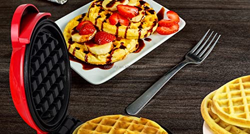 TAZLYN Mini Waffle Maker Machine