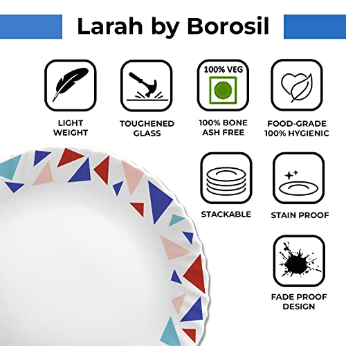 Larah by Borosil Speckle Silk