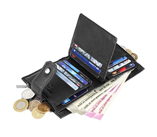 WildHorn RFID Protected Leather Wallet for Men,Black - Image 5