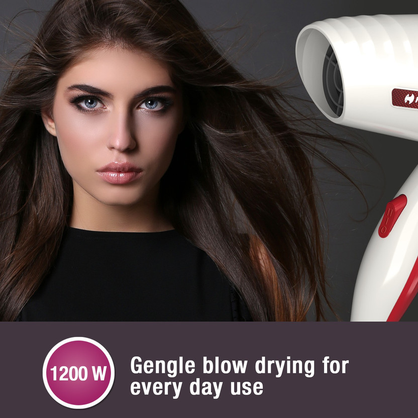 HAVELLS HD1901 Hair Dryer (1200 W, White & Red) - Image 4