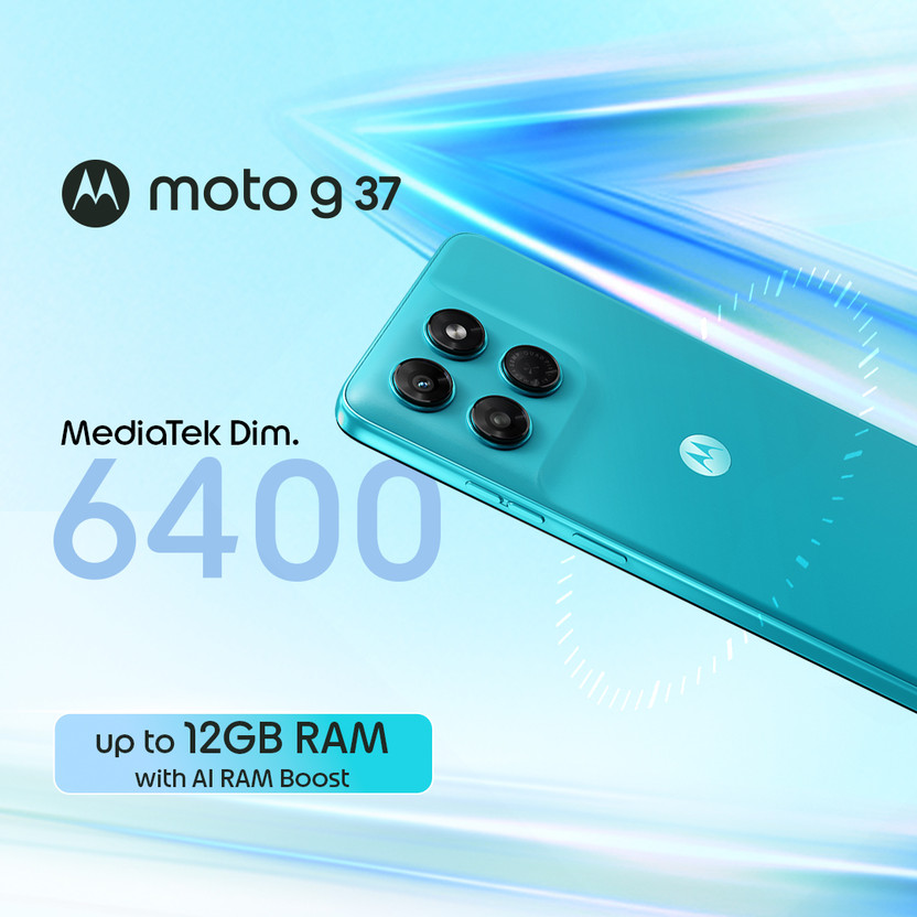 MOTOROLA g37 (PANTONE Nautical Blue, 64 GB) (4 GB RAM) - Image 5