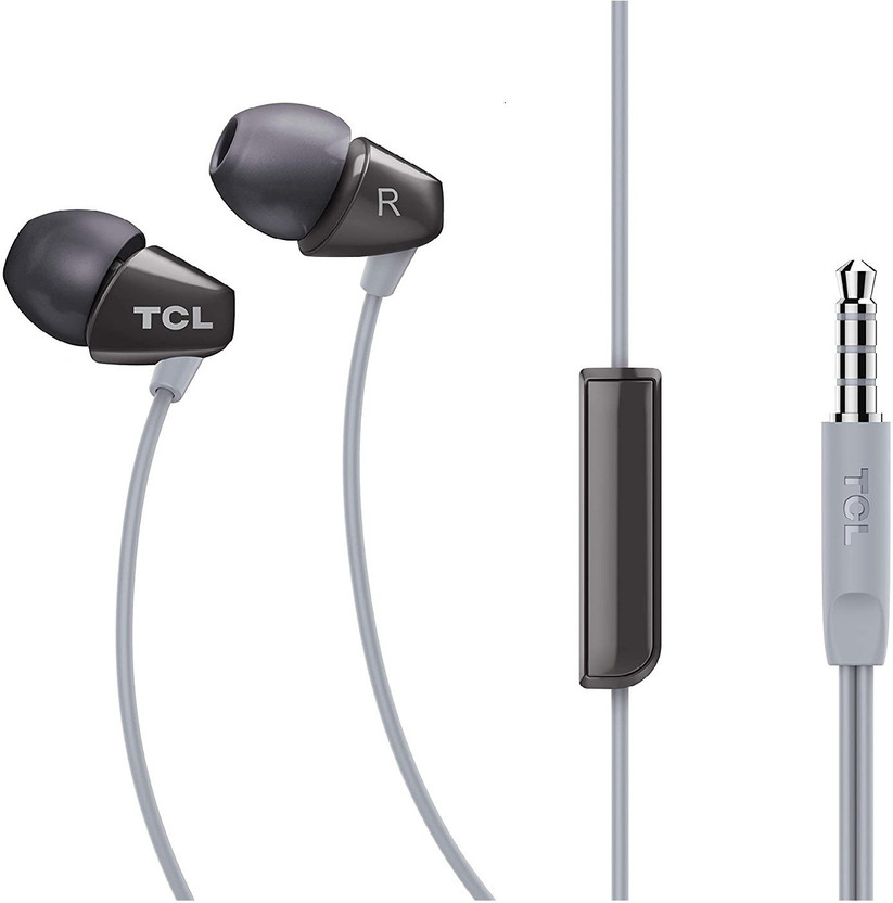 TCL SOCL100 Wired Headset (Phantom Black, In the Ear)