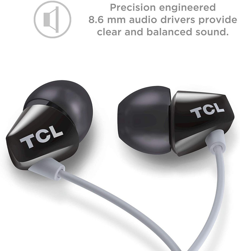 TCL SOCL100 Wired Headset (Phantom Black, In the Ear) - Image 5