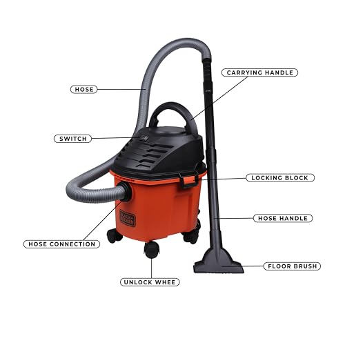 BLACK+DECKER BDWD08-B1 Wet and Dry