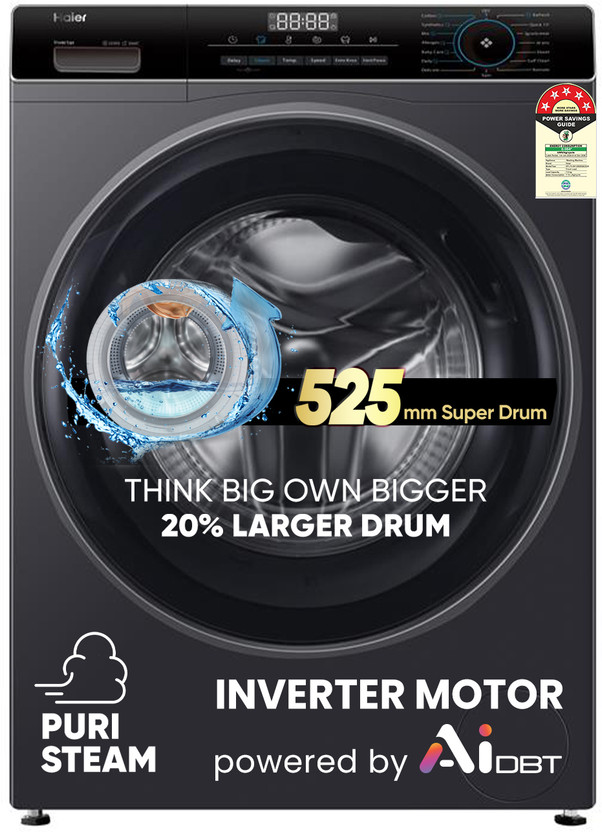 VW 7.5 kg Semi Automatic Top Load Black, Grey (AquaSpin0075P) - Image 6