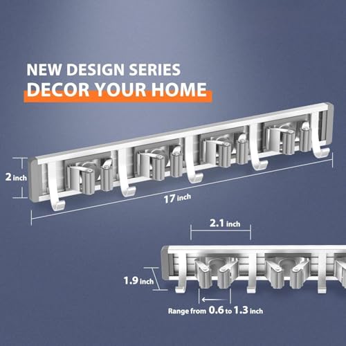 JIALTO Broom Holder | Adujstable