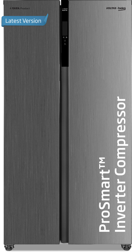 Voltas Beko 472 L Frost Free Side by Side Refrigerator (INOX, RSB...more