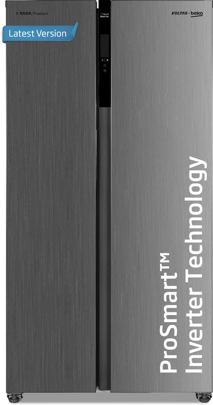 Voltas Beko 563 L Frost Free Side by Side Refrigerator (INOX, RSB...more